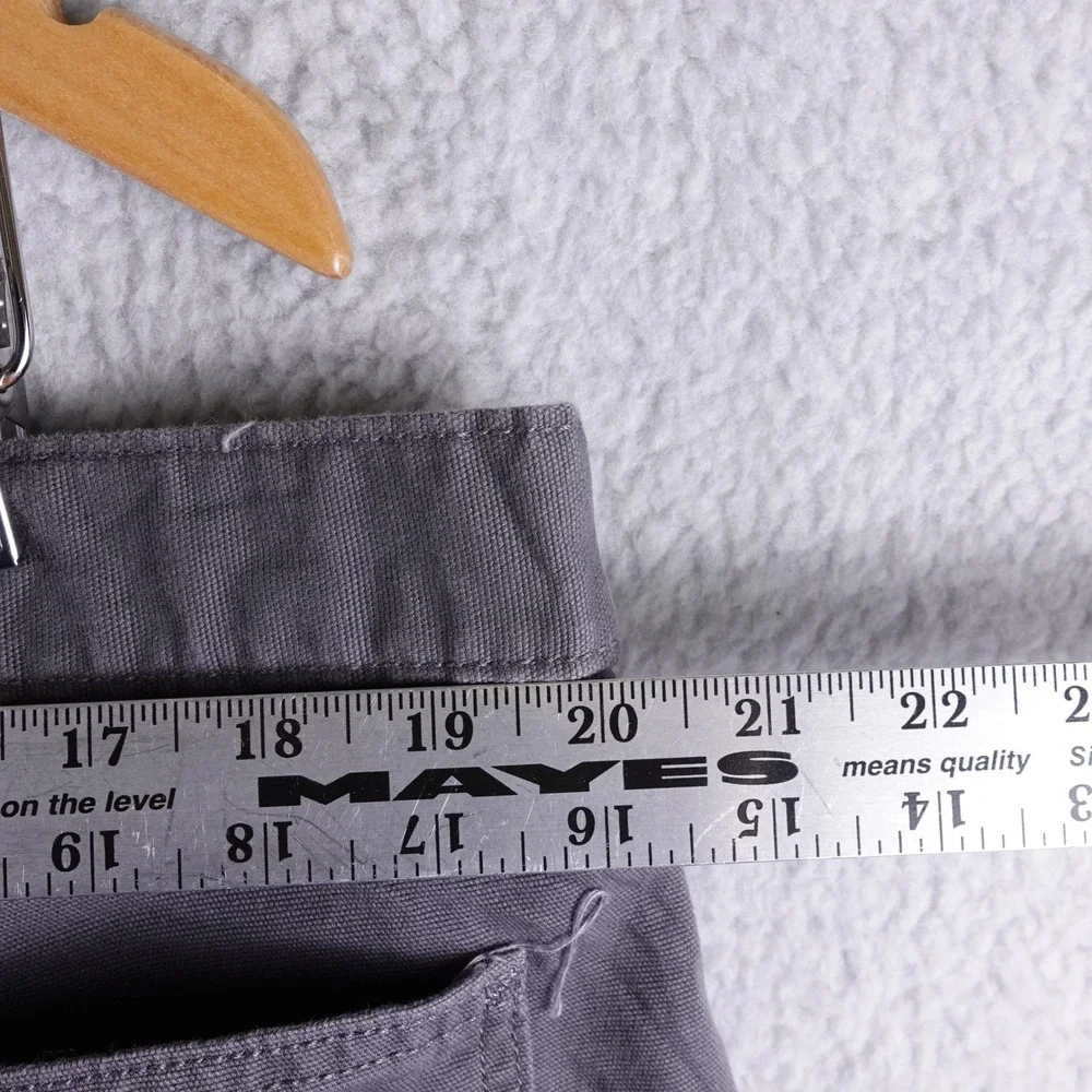 Carhartt Mens Relaxed Fit Canvas‎ Work Shorts Gray Size 40 Utility Carpenter